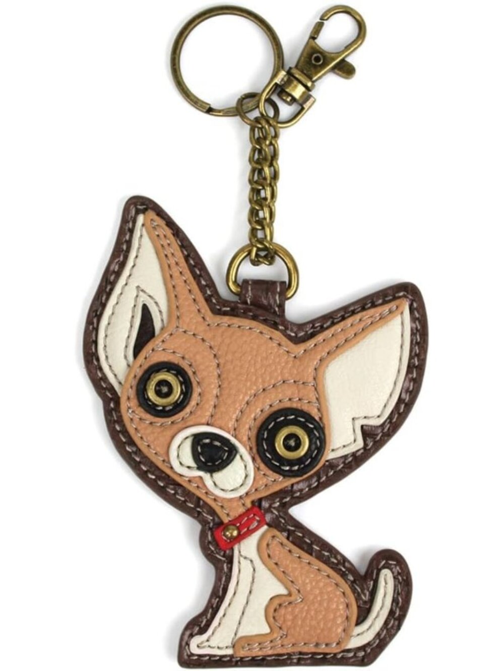 Charming Chihuahua Key Fob Accessory - Cute Dog Lover Gift, Decorative Keychain